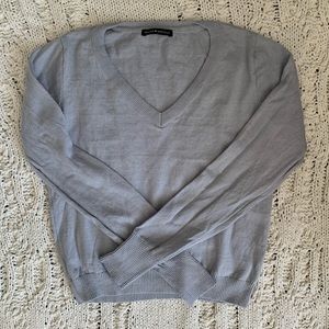Brandy Melville Light Blue V Neck Sweater🤍
